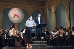 Maggie and Conductor Yang Li