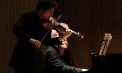 Augustin Hadelich and Charles Owen: Mr. Hadelich, on violin, and Mr. Owen performed at the Frick Collection's Music Room on Sunday.