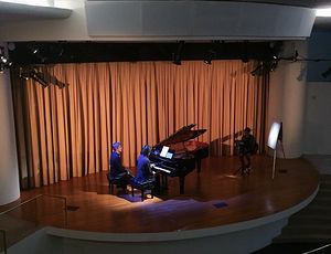 Taka Kigawa was one of the twenty pianists who performed Erik Satie's "Vexations" in its entirety at Guggenheim Museum on September 26 through September 27.