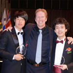 (from L-R) Jae Hong Park, CIPC President and CEO Pierre van der Westhuizen, and Yuanfan Yang