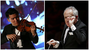 Ray Chen (violin) and Bramwell Tovey.