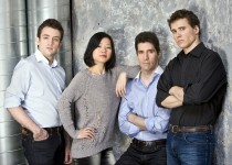 From Left: Adam Barnett-Hart, Wu Jie, Pierre La Pointe, Dane Johansen.<br />
