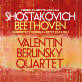 Shostakovich String Quartets Nos. 7 and 8
Beethoven String Quartet Op. 59, No. 1 "Rasumovsky"
Valentin Berlinsky Quartet
(AV 2253)