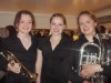 In the photo L to R are Elizabeth Tonge, Georgie Evans and Hannah Labus...