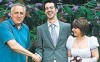Bramwell Tovey and bridegroom, Sam Taylor and bride, Lucy Stubbs...