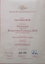 Vasco Dantas, pianist invited to Wagner Bayreuth Festival, Bayreuth, Germany