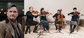 Left: Stephen Hough; Right: Takács Quartet (Edward Dusinberre, violin; Harumi Rhodes, violin; Richard O’Neill, viola; András Fejér, cello)