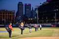 Tulsa Opera’s baseball-themed production of Rigoletto performed at ONEOK Field in October 2020. The company returns to the baseball field for its 2021-22 season opening night October 15.